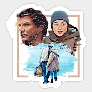 the last of us tv series " TLOU " tshirt sticker etc. design by ironpalette Sticker